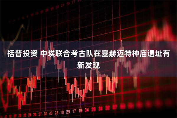 括普投资 中埃联合考古队在塞赫迈特神庙遗址有新发现